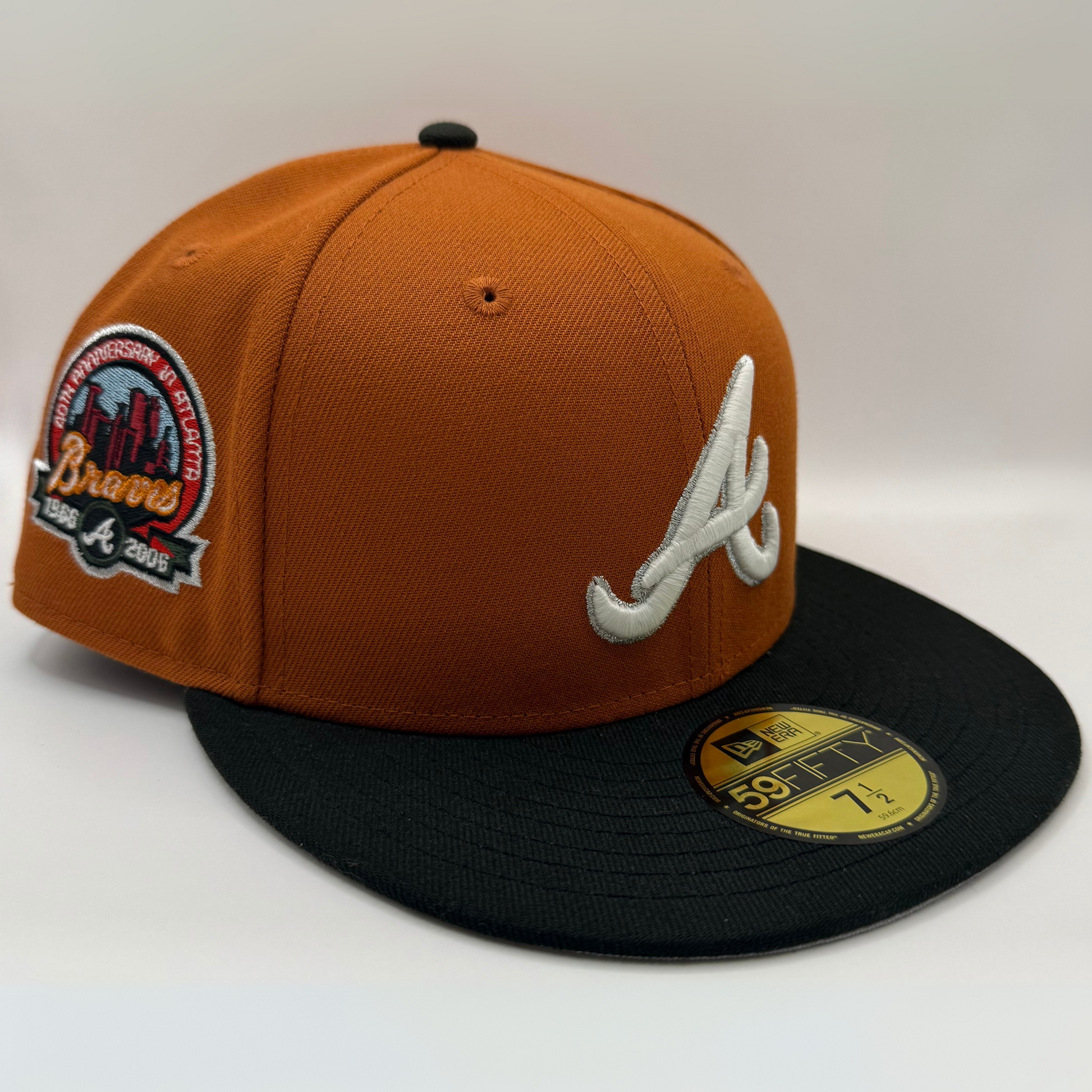 Hat Club LA Exclusive Atlanta Braves 40th Anniversary Patch Hat