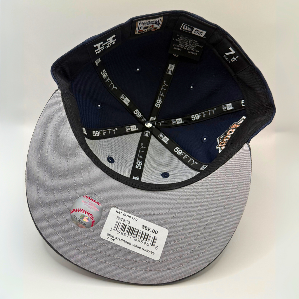 Hat Club LA Exclusive Atlanta Braves 1999 World Series Patch Hat