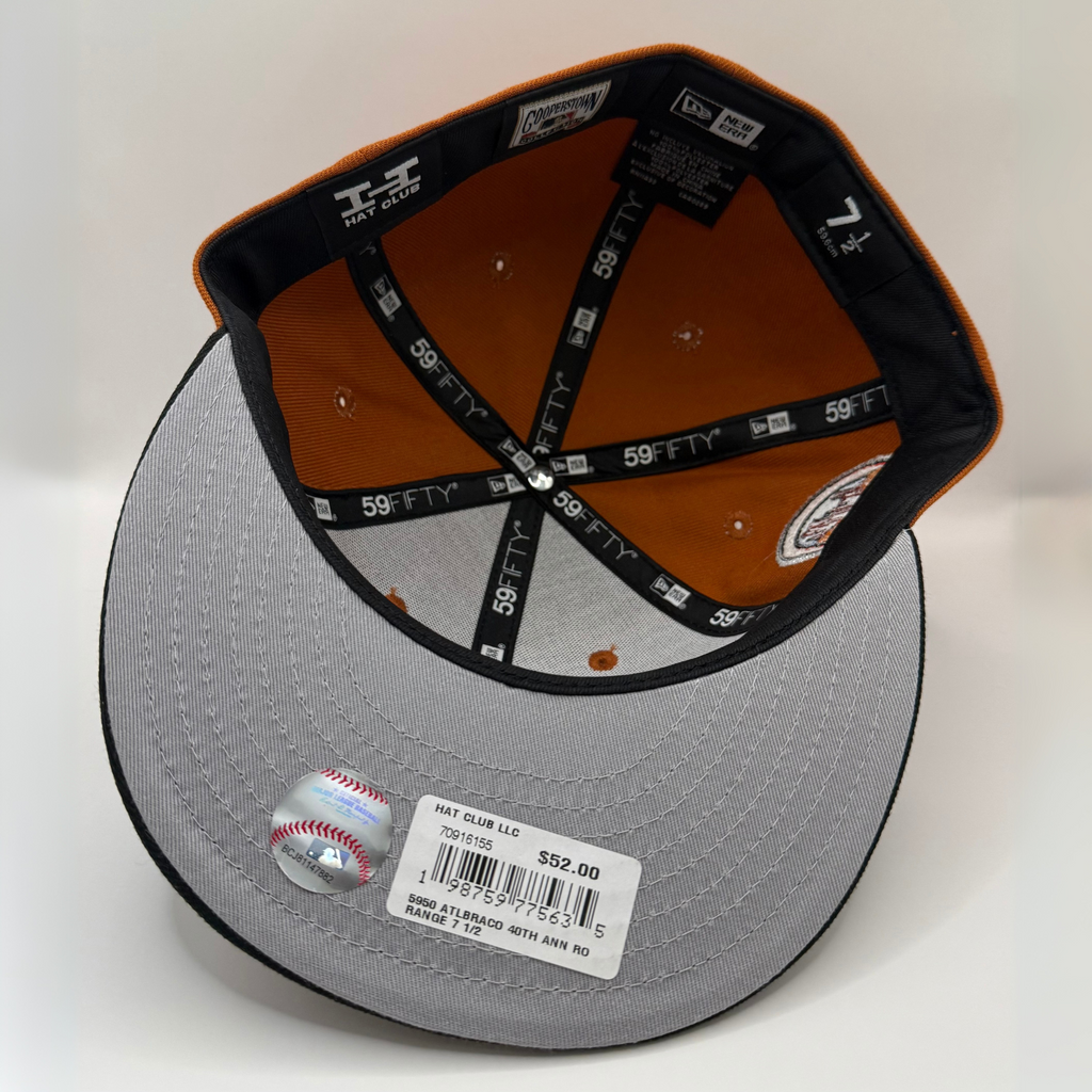 Hat Club LA Exclusive Atlanta Braves 40th Anniversary Patch Hat