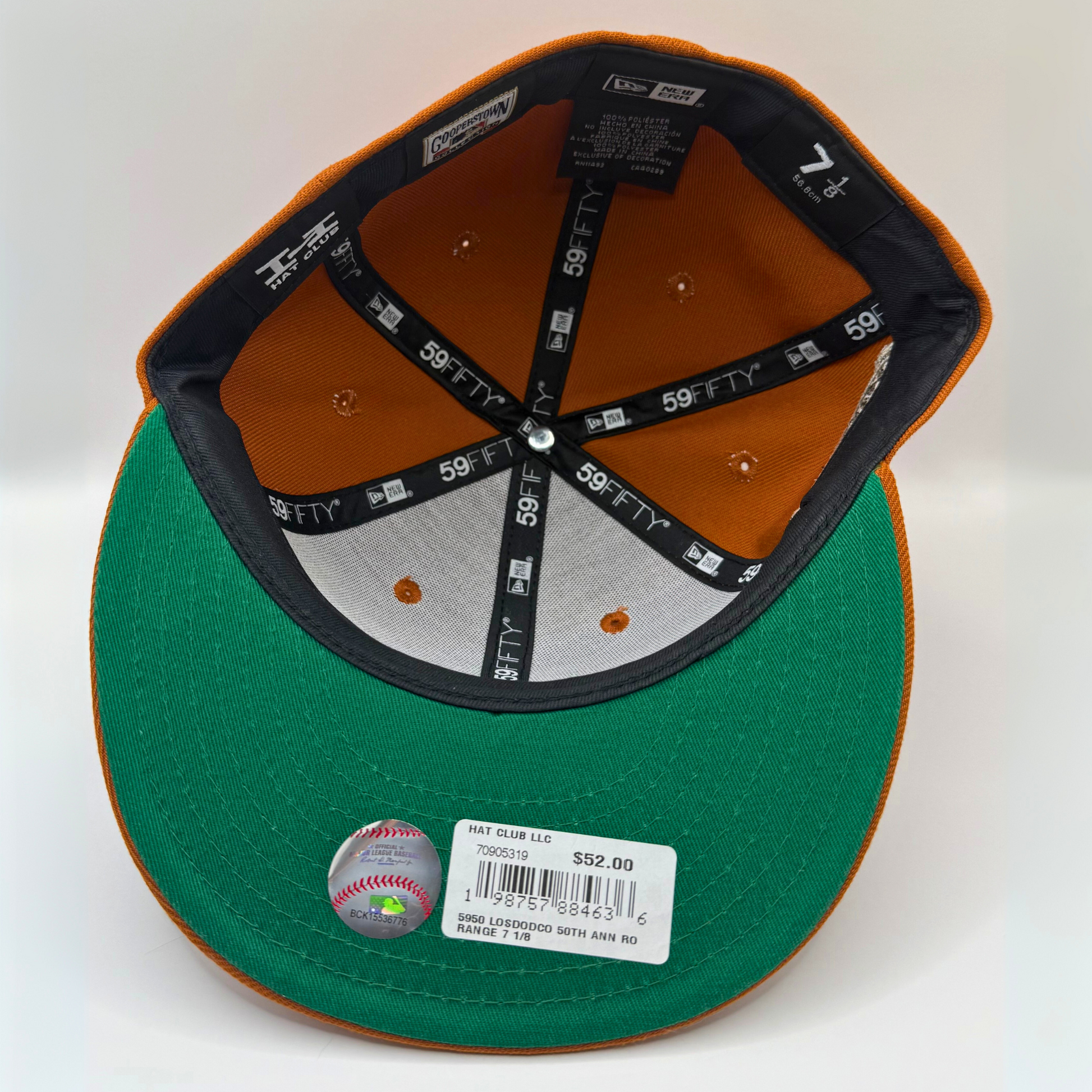 Hat Club Exclusive Los Angeles Dodgers 50th Anniversary Patch Hat